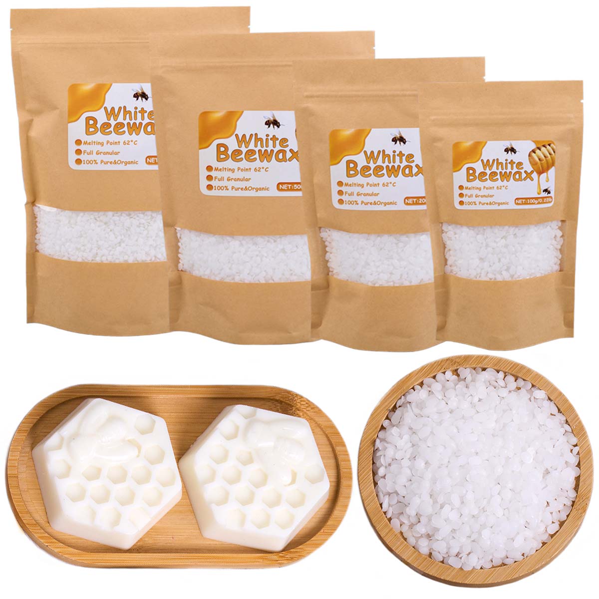 White Beeswax Pure Natural Gra – обзор и цена Candle Making Supplies Wholesale