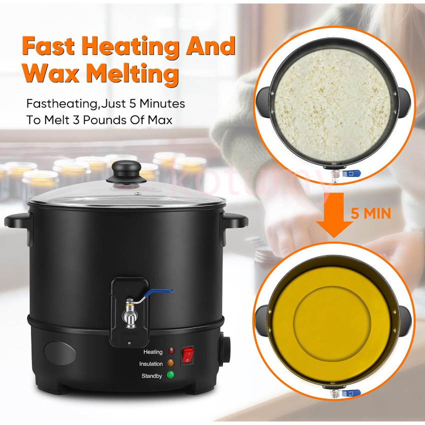 EU US Plug Electric Melting Ca – обзор и цена Candle Making Wax Melter