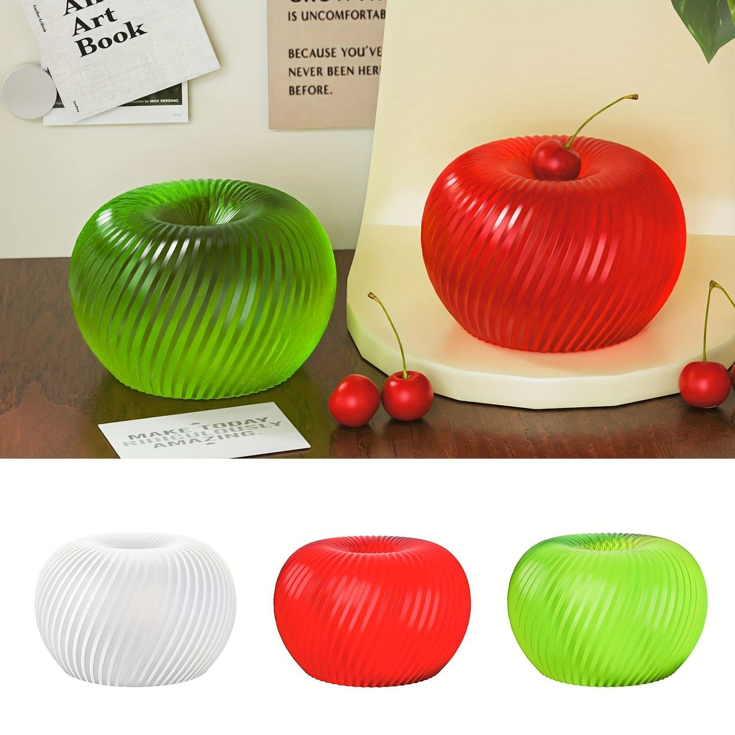 A trendy red apple silicone mo – обзор и цена Candle Making Things