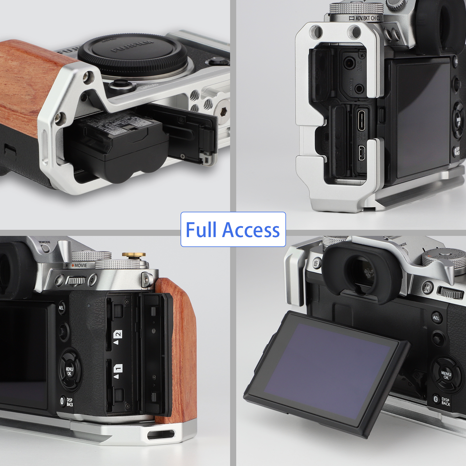 LEFTFOTO X-T5 Retro Handgrip L – обзор и цена Candle X