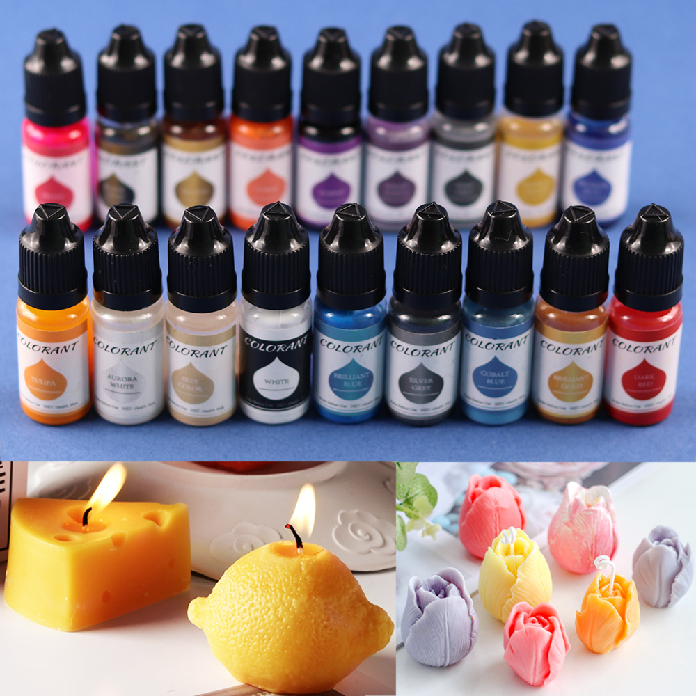 24 Color 10ml Candle Soap Pigm – обзор и цена Candle Dye Chip