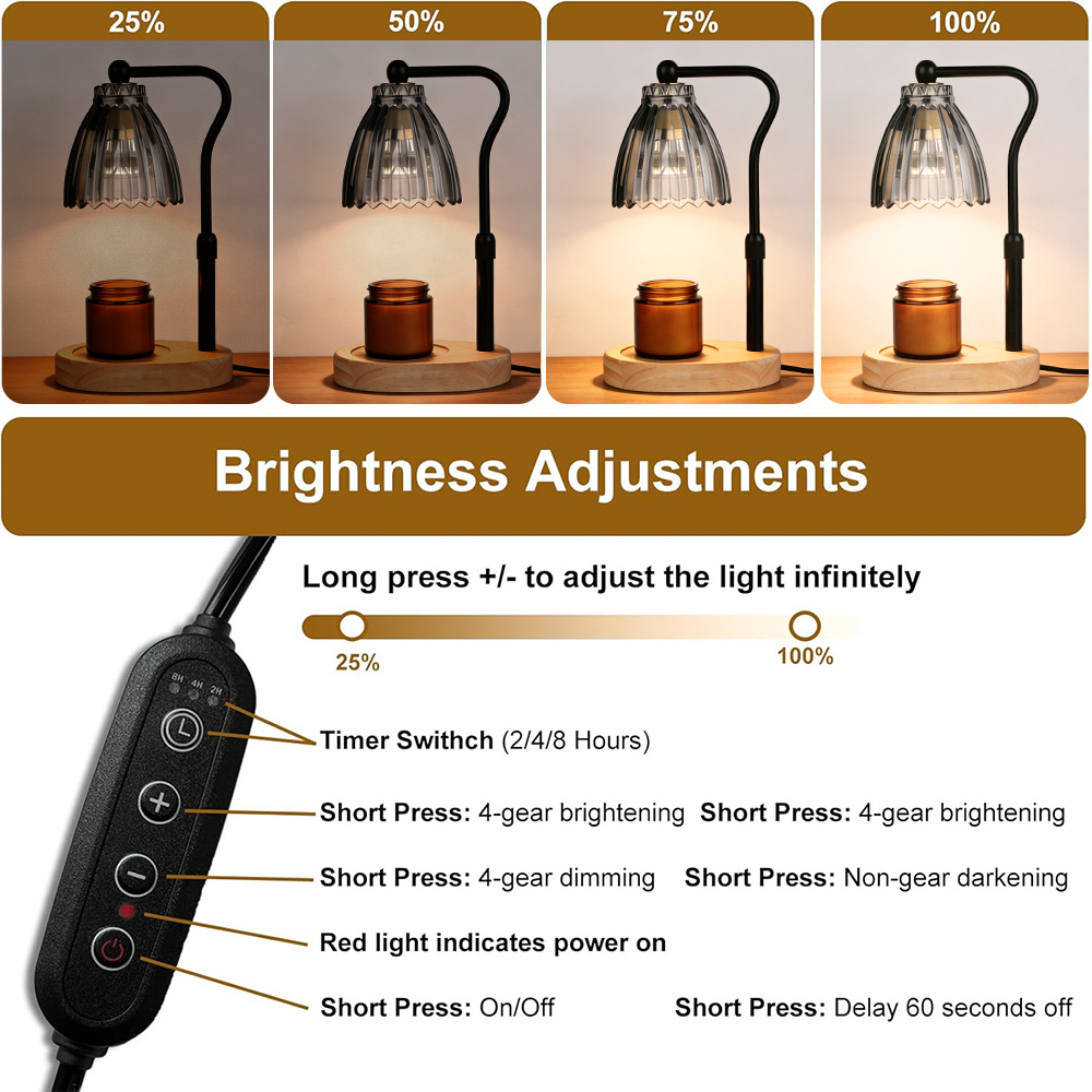 Candle Warmer Lamp with Timer  – обзор и цена Candle Making Things