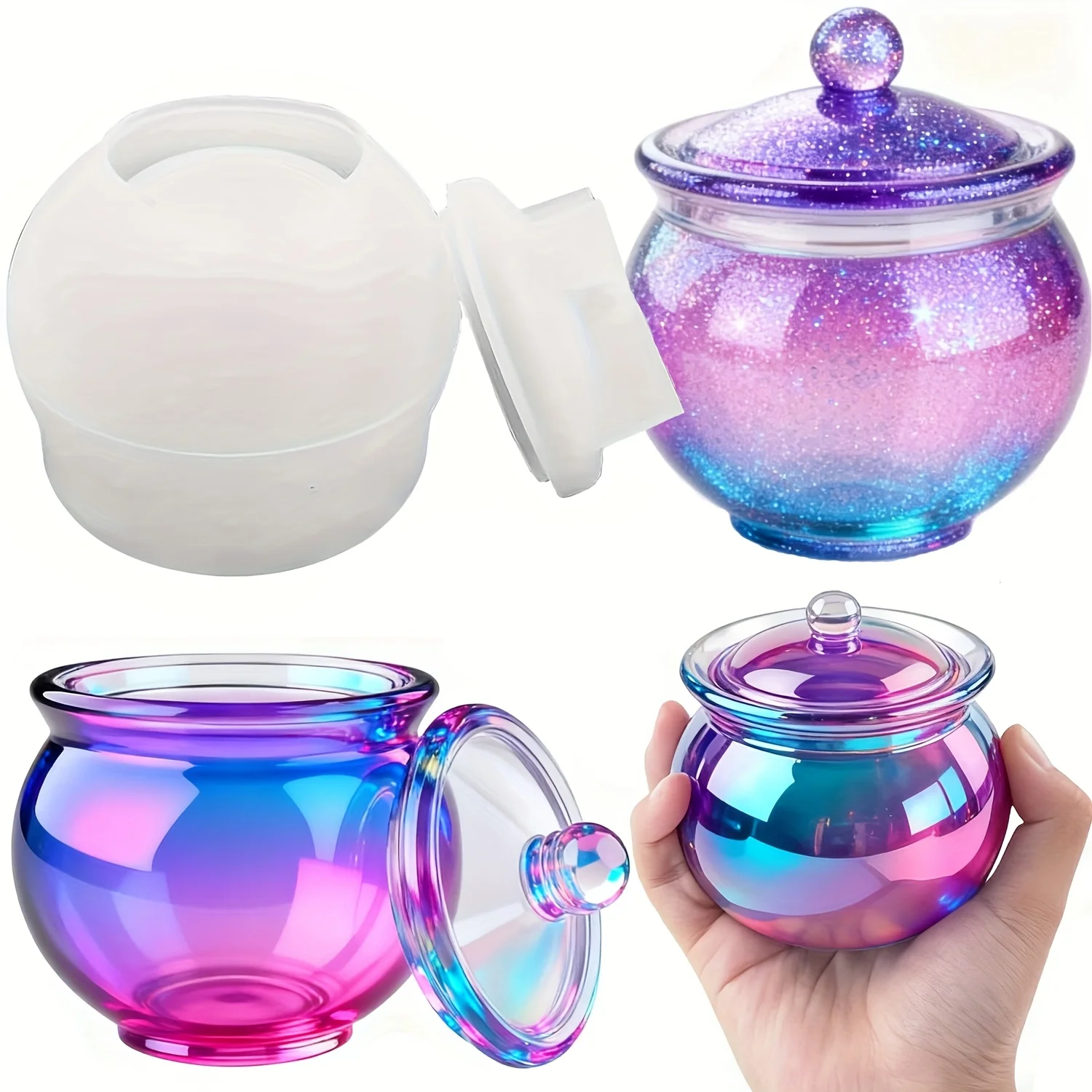 1 set of round resin can molds – обзор и цена Candle Making Jug