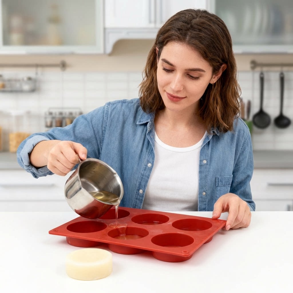 Round Silicone Soap Mold DIY H – обзор и цена Candle Making Supplies Wholesale