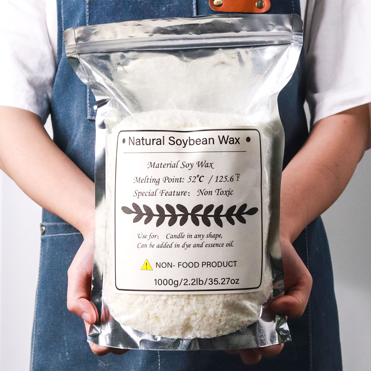1KG Natural Soy Wax Granular S – обзор и цена Soy Wax Pillar Blend