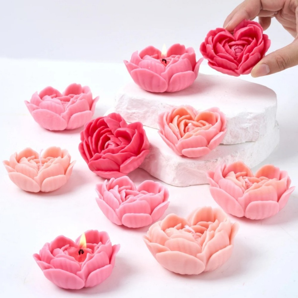 Stacked Petals Heart Rose Sili – обзор и цена Candle Making Date