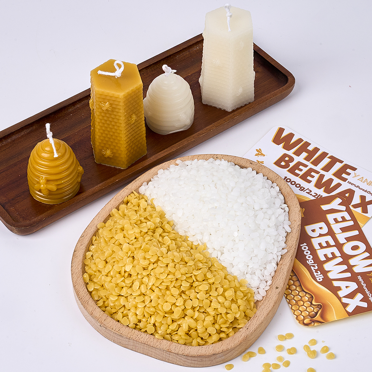 1Kg Yellow and White Beeswax P – обзор и цена Candle Making Material Wholesale
