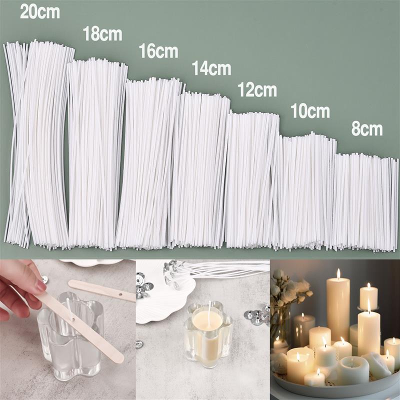 50/100Pcs Waxed Cotton Candle  – обзор и цена Soy Wax Pillar Blend
